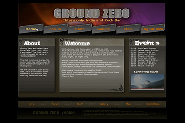 Website Design Website Development - Ground Zero Project